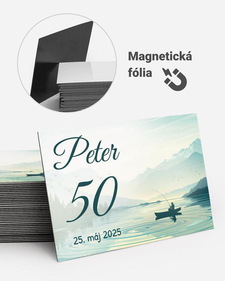 Pamätné magnetky z oslavy  - Rybár 05
