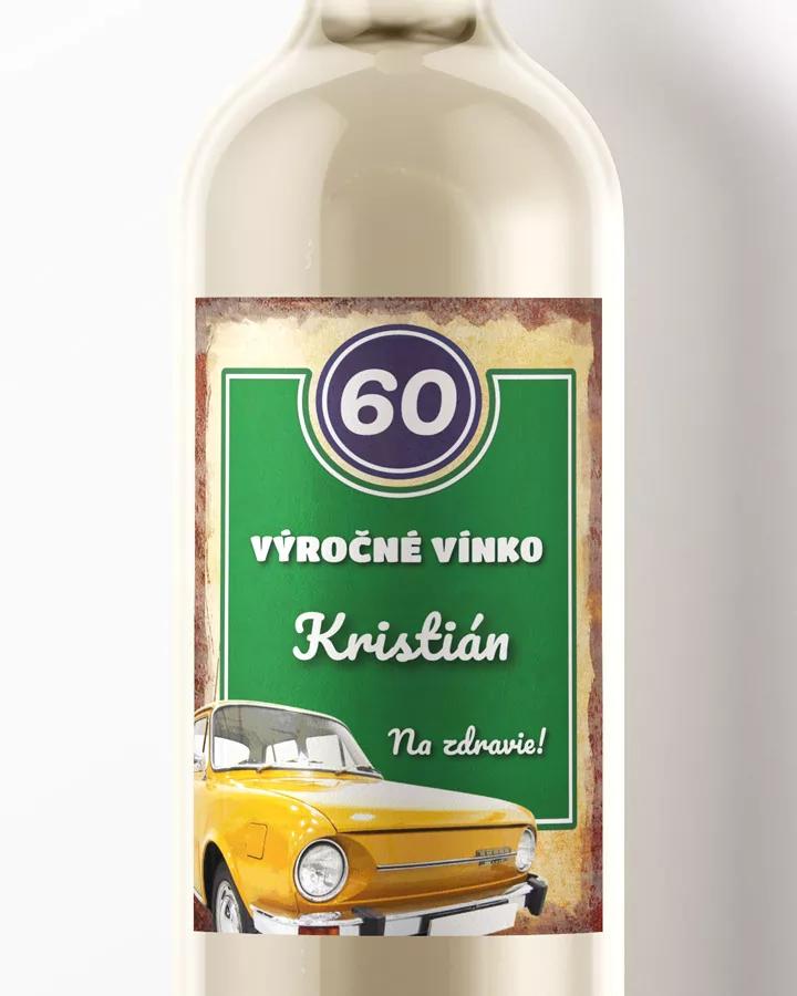 Etikety na víno / pálenku Slovenské retro