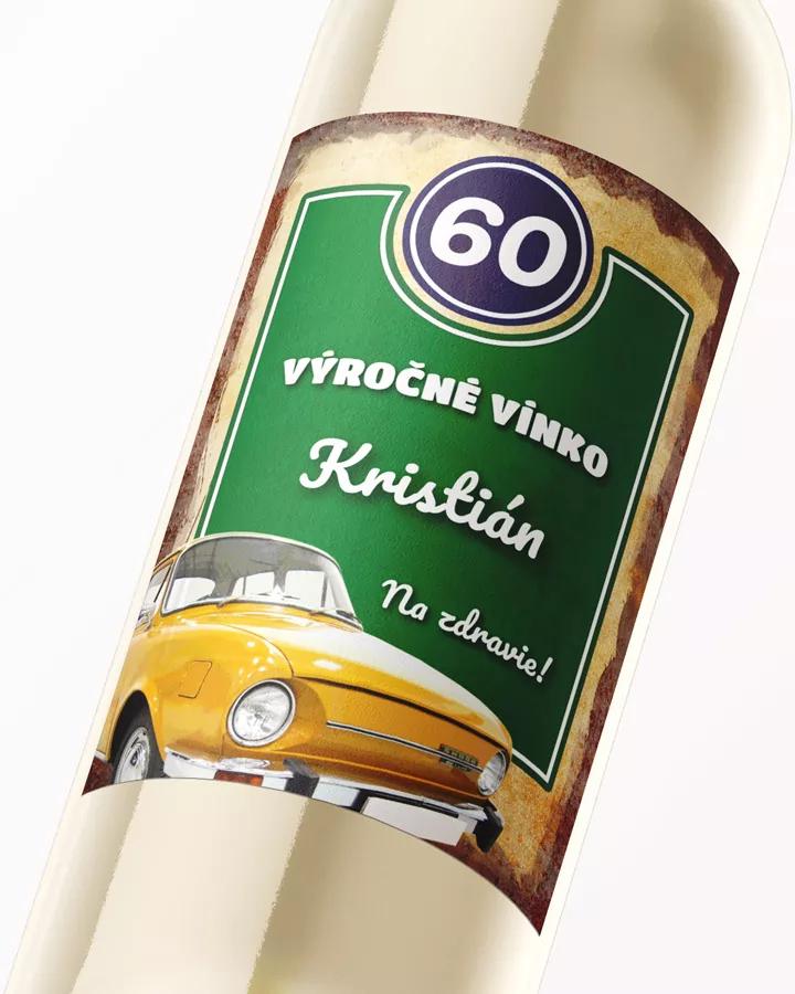 Etikety na víno / pálenku Slovenské retro 2/3