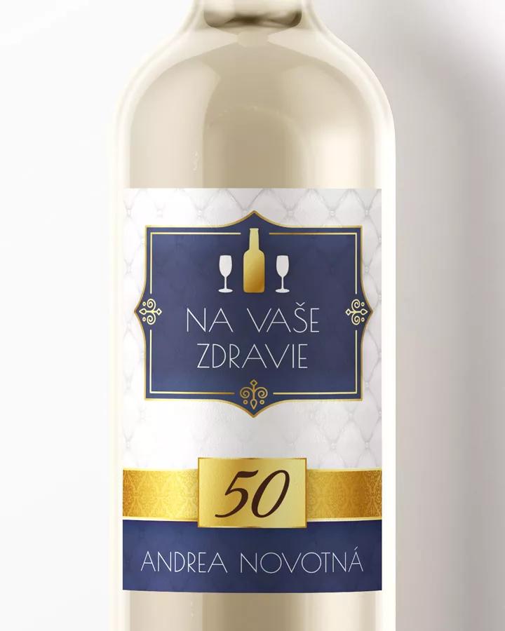 Etikety na víno / pálenku s kráľovským motívom