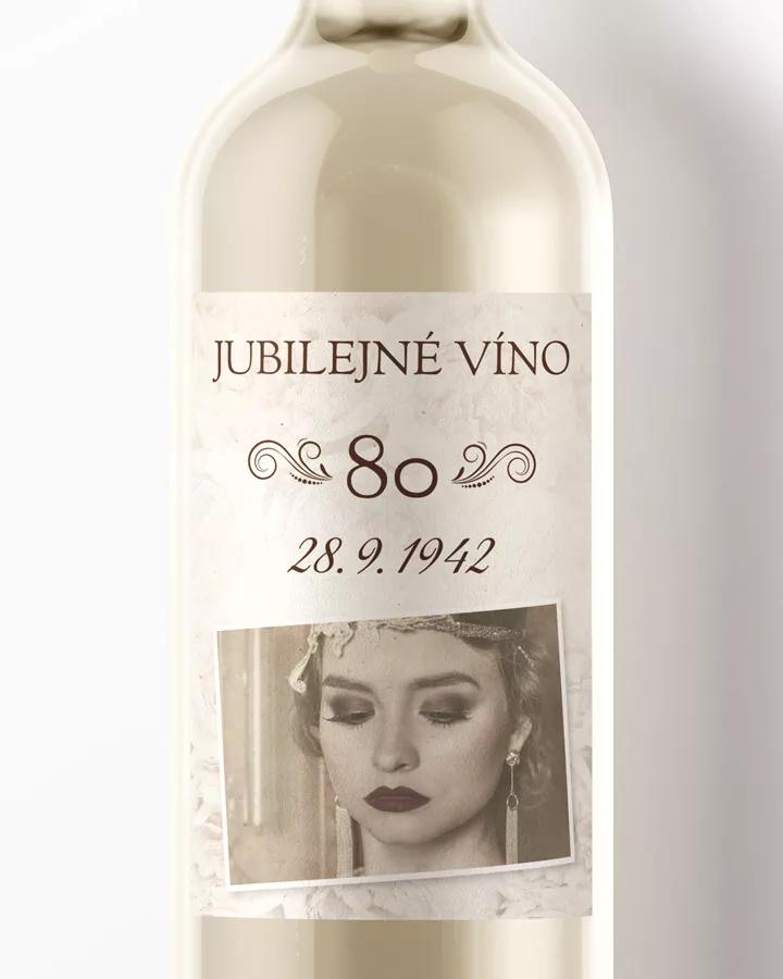 Etikety na víno / pálenku Vintage 04 (s fotkou)