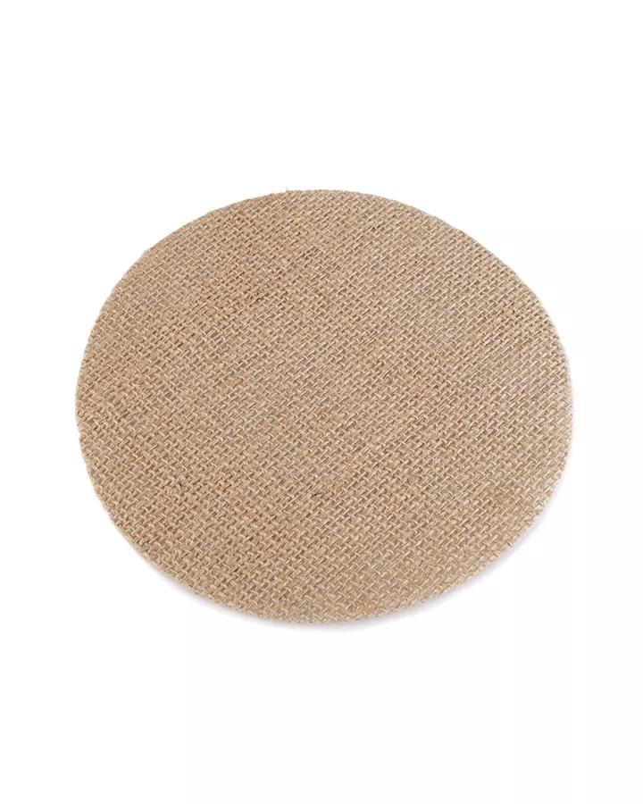Jutová podložka kruh 15cm 1/2