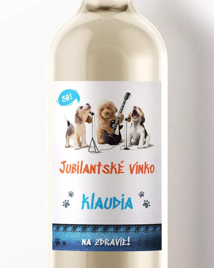 Etikety na víno / pálenku Divoká párty