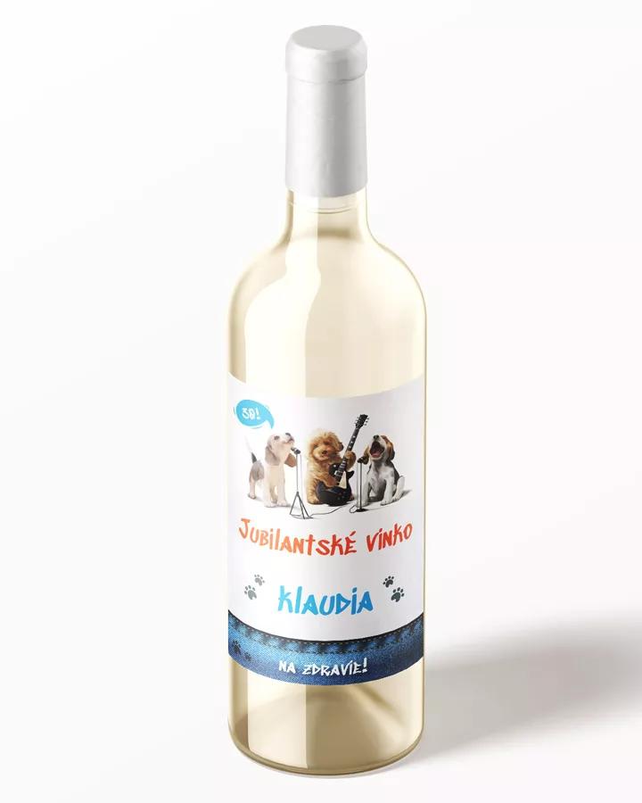 Etikety na víno / pálenku Divoká párty 1/3