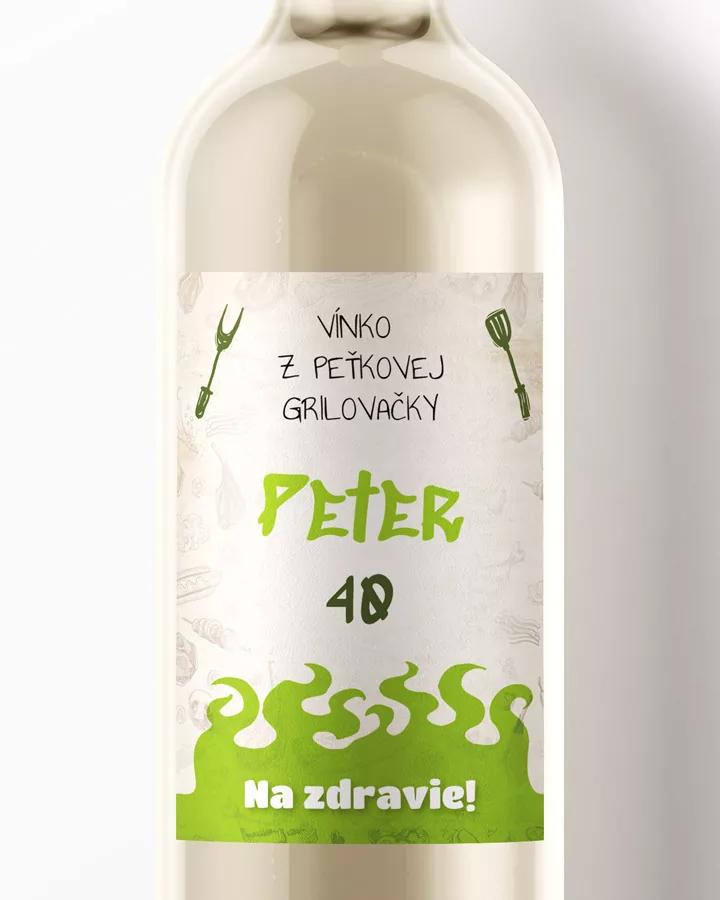 Etikety na víno / pálenku Grilovačka 01