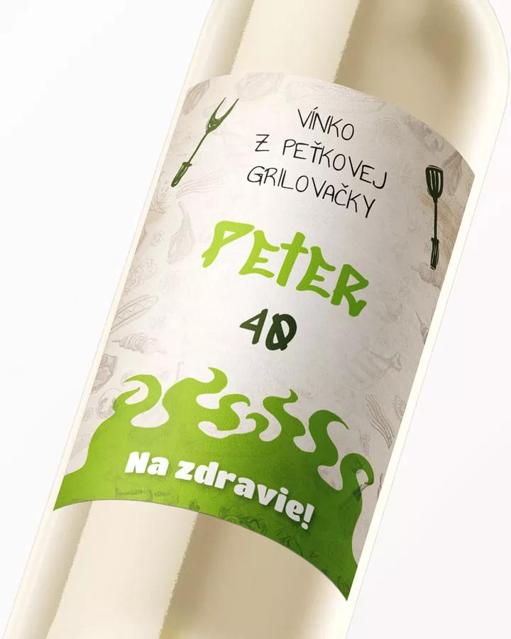 Etikety na víno / pálenku Grilovačka 01 2/3