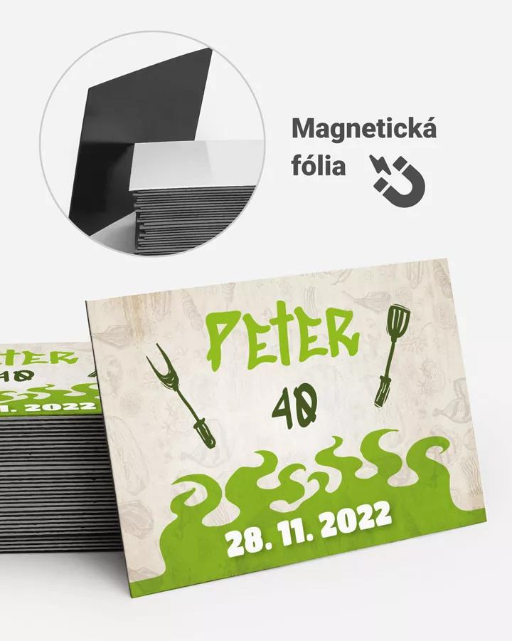 Pamätné magnetky z oslavy obdĺžnik - Grilovačka 01