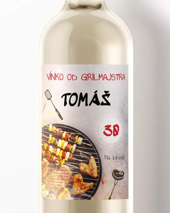 Etikety na víno / pálenku Grilovačka 02