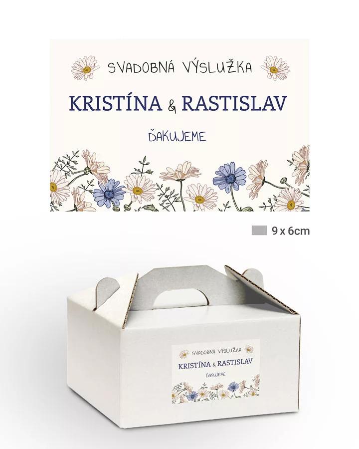Nálepky na výslužky Harmanček 1/3