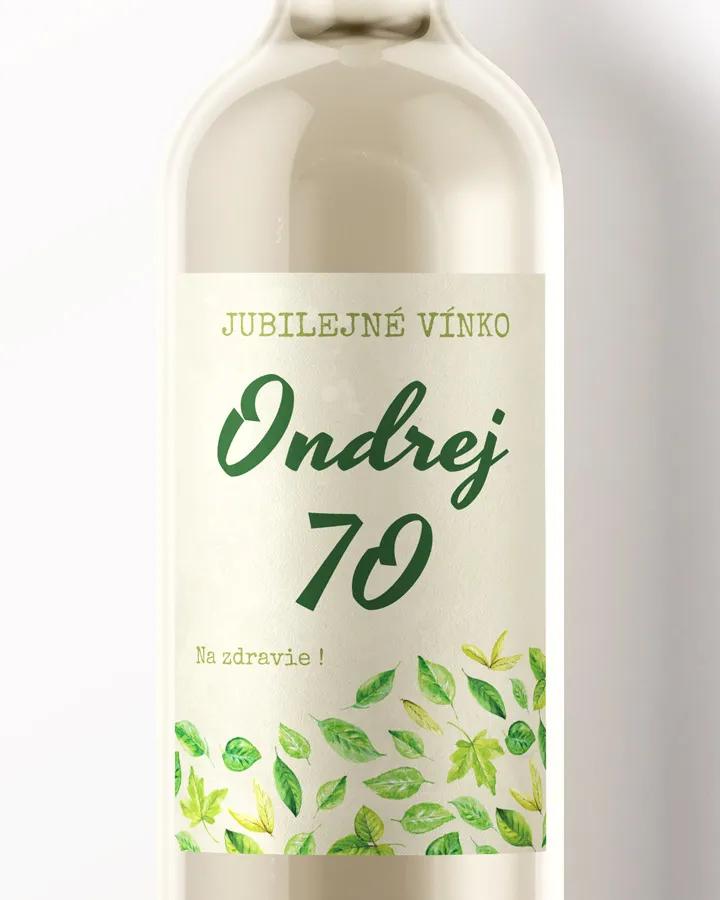 Etikety na víno / pálenku motív Jeseň 01