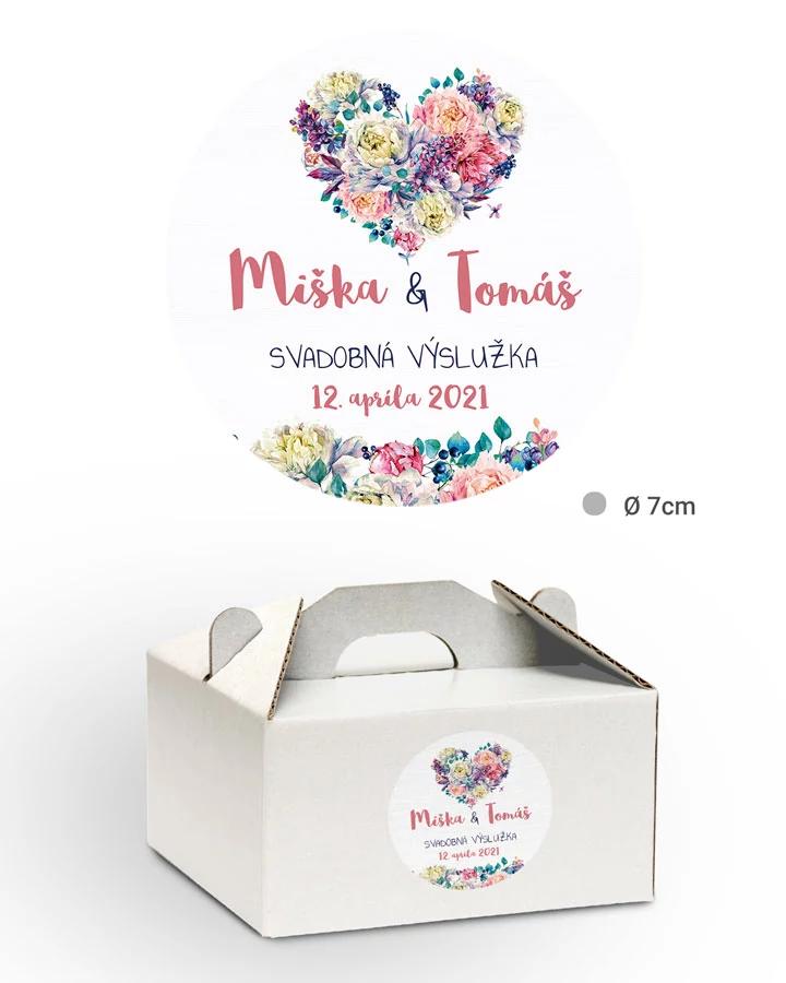 Nálepky na výslužky Pivonky s orgovánom 2/3