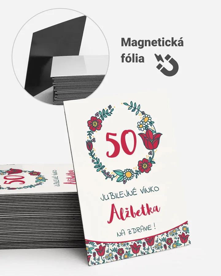 Pamätné magnetky z oslavy - Poľné maky 02