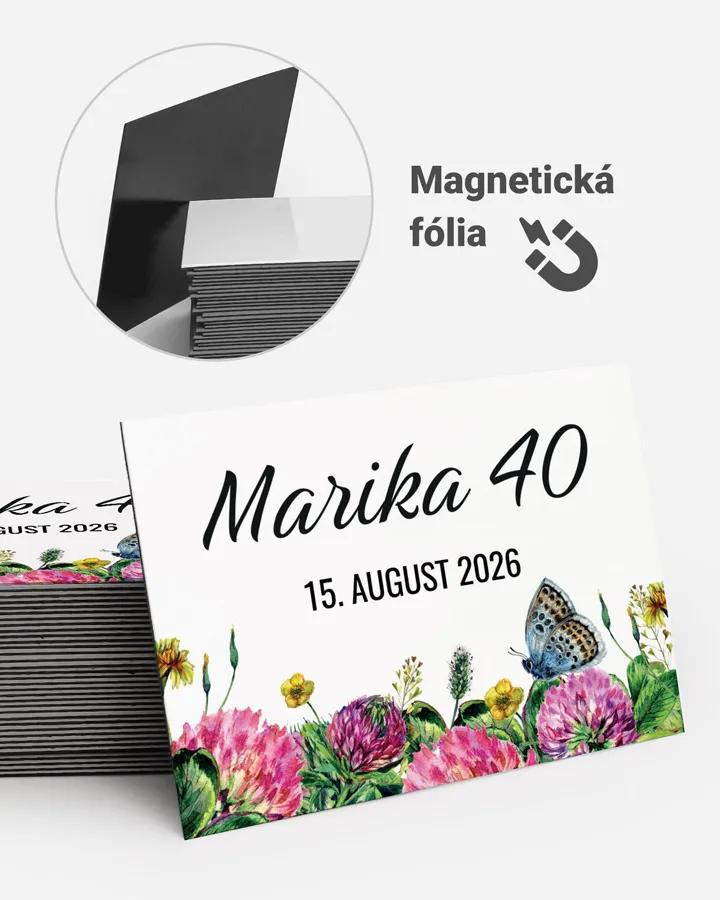 Pamätné magnetky z oslavy - Poľné kvety 05