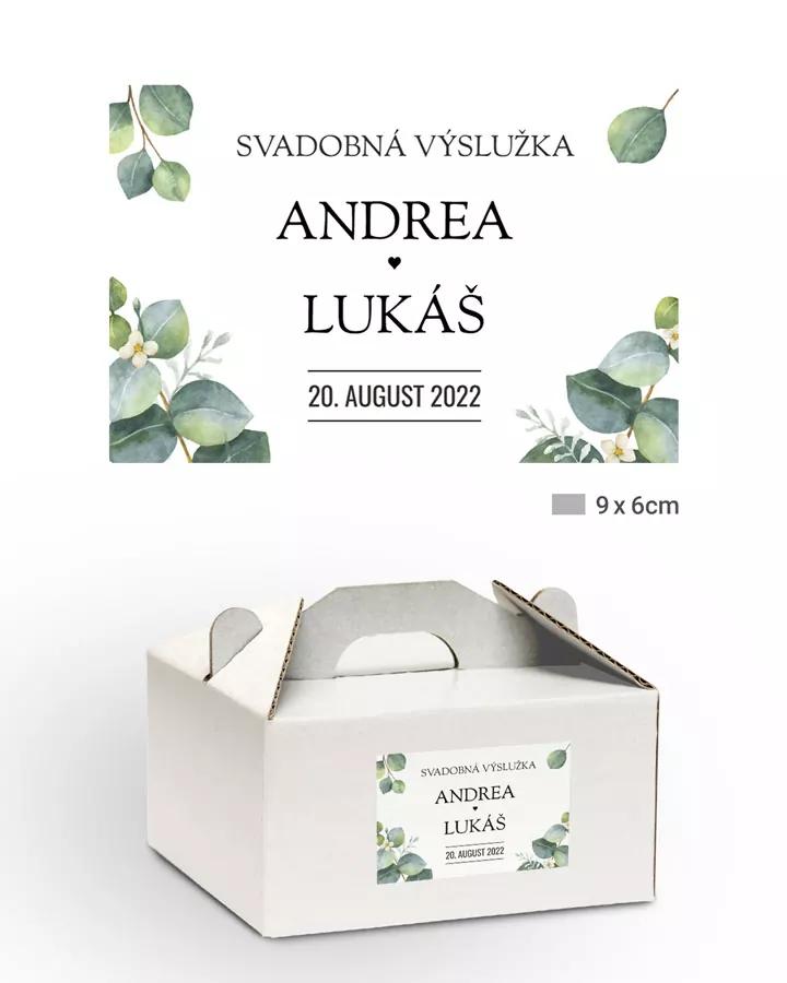 Nálepky na výslužky Greenery 04 1/3
