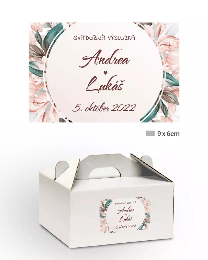 Nálepky na výslužky Botanic 01 1/3