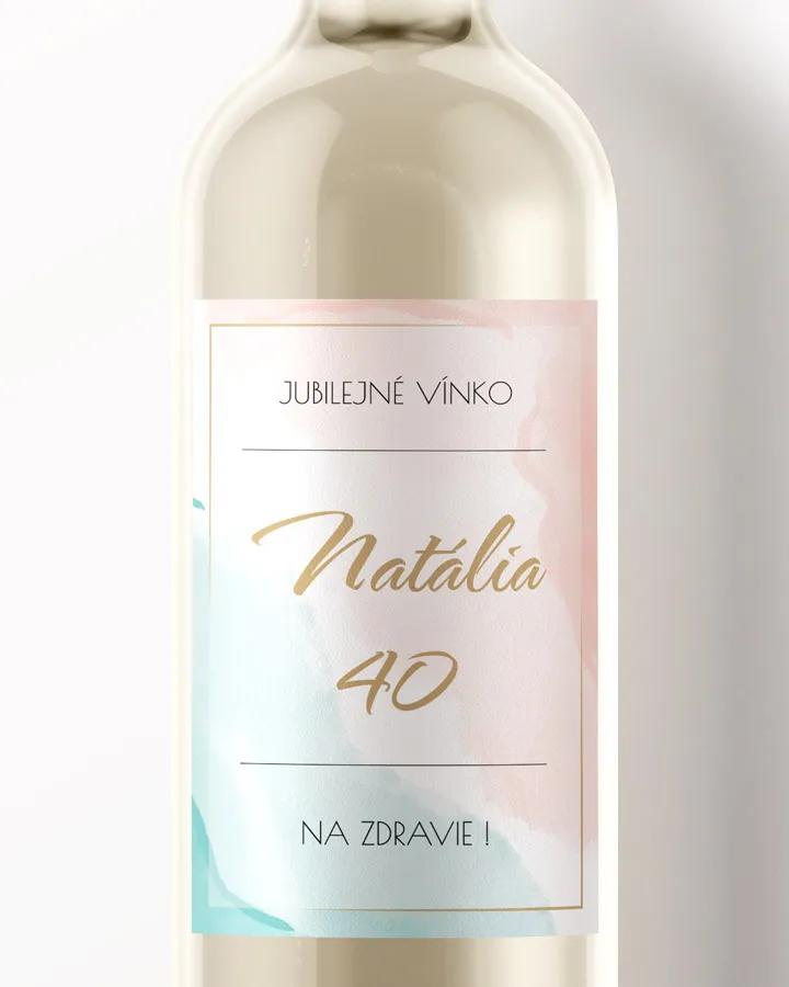 Etikety na víno / pálenku motív Abstrakt 01
