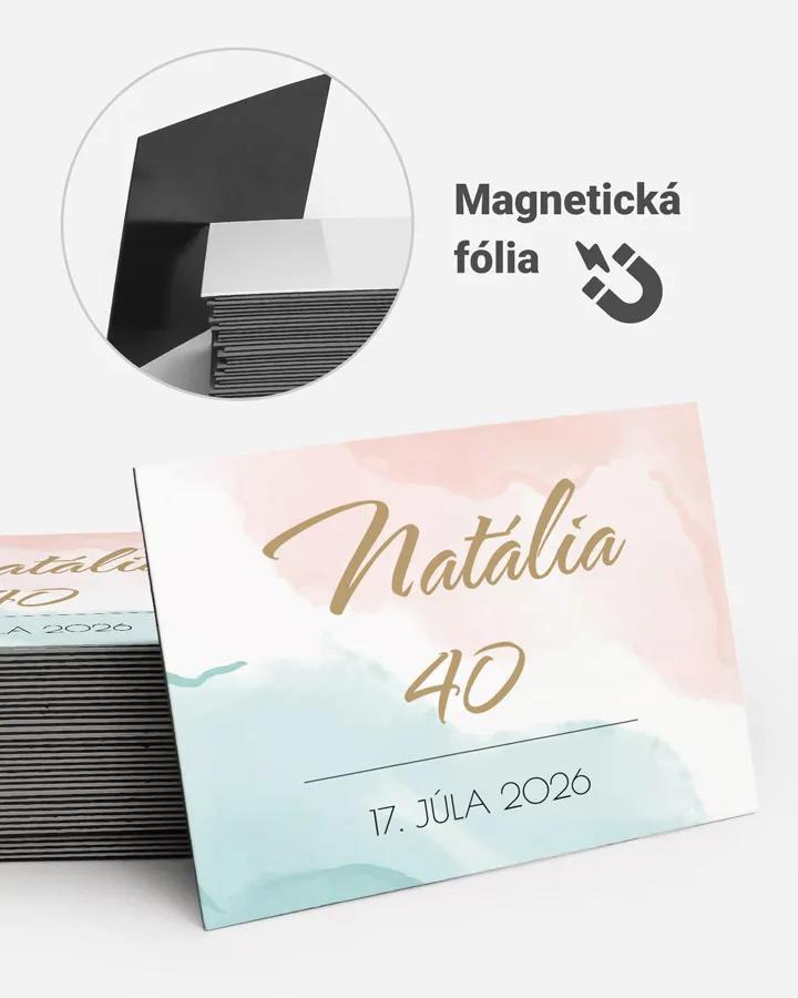 Pamätné magnetky z oslavy - Abstrakt 01