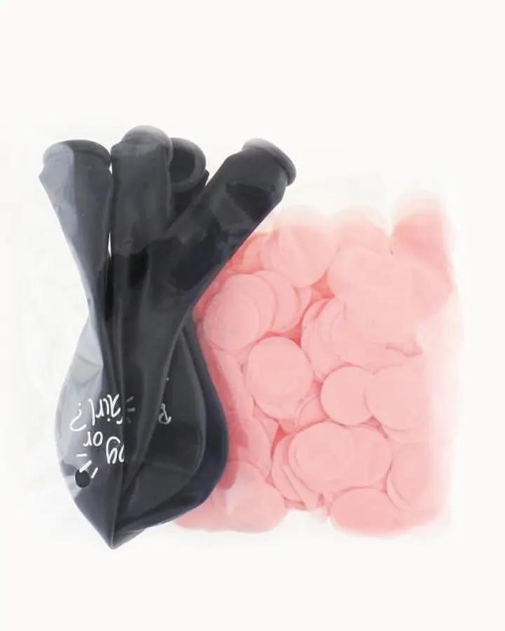 Latexové balóny na odhalenie pohlavia bábätka Dievča 4ks, 30cm 1/2