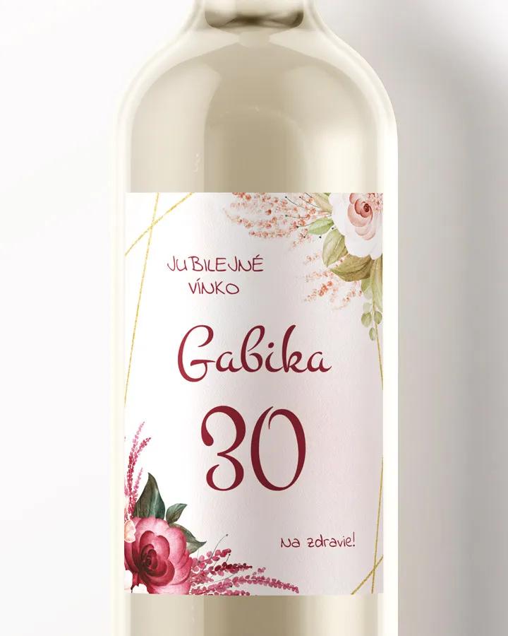 Etikety na víno / pálenku motív Botanic 02