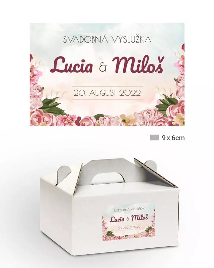 Nálepky na výslužky Retro láska 1/3