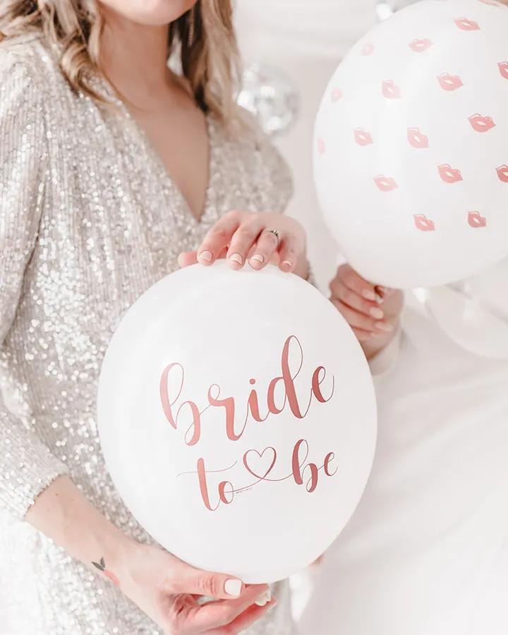 Balóny na rozlúčku so slobodou "Bride to be"  (10ks) 2/4