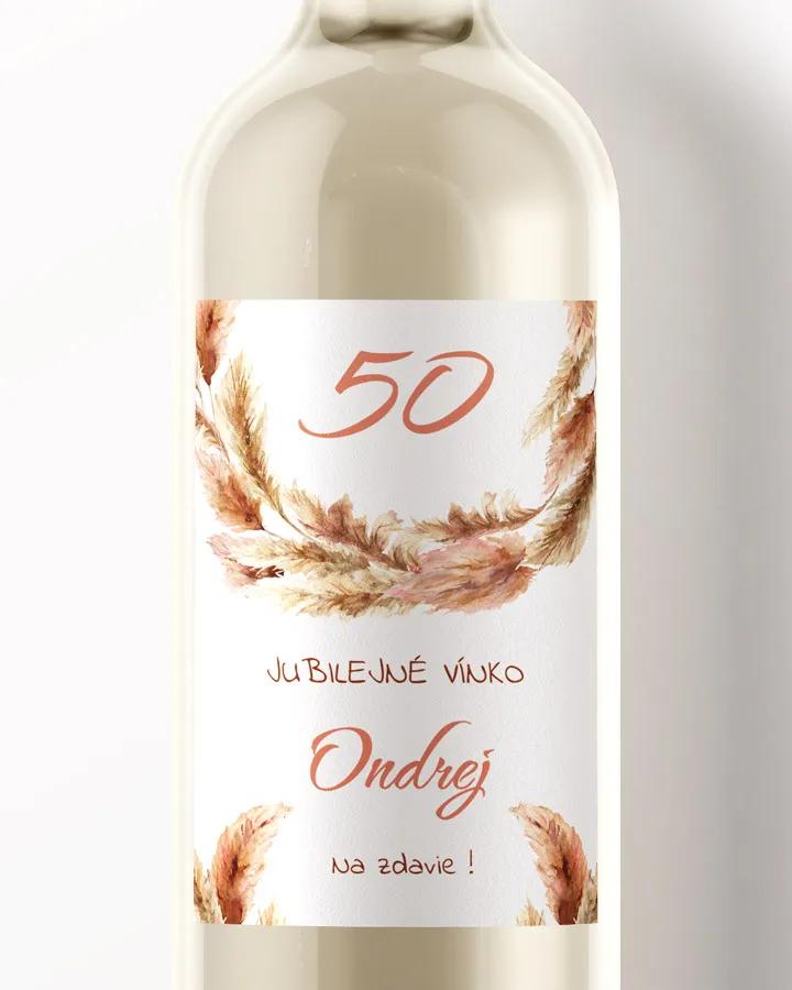 Etikety na víno / pálenku motív Bohem 01