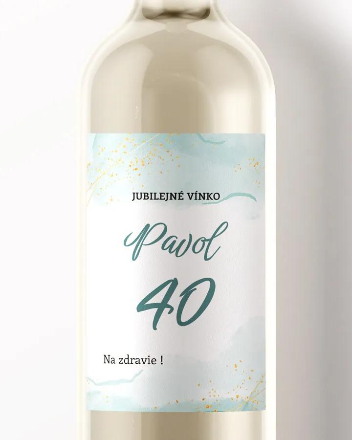 Etikety na víno / pálenku motív Abstrakt 02