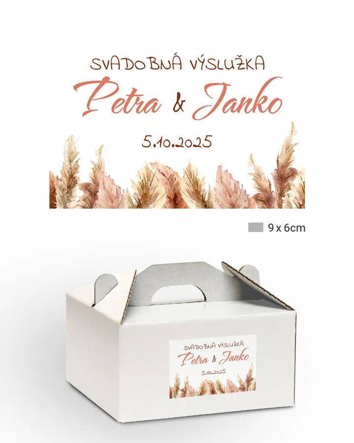 Nálepky na výslužky Bohem 01 1/3