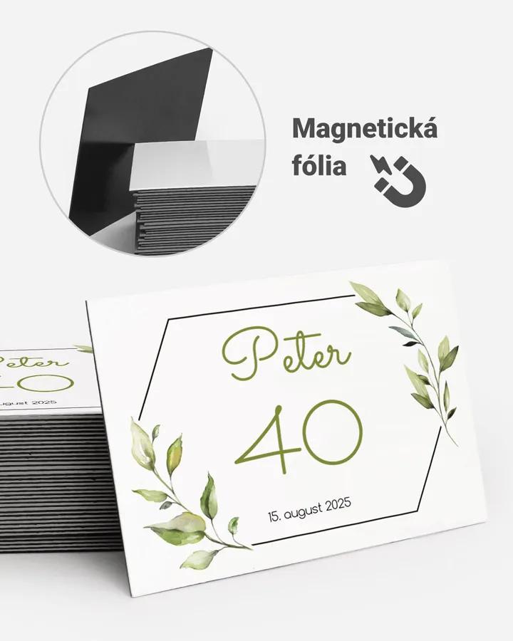 Pamätné magnetky z oslavy-Greenery 06