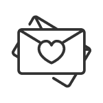 Svadba - samolepky na obálky