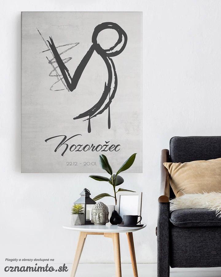 Obraz so znamením Kozorožec - motív 02 2/3