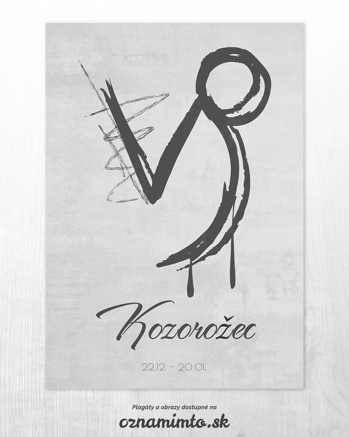 Obraz so znamením Kozorožec - motív 02