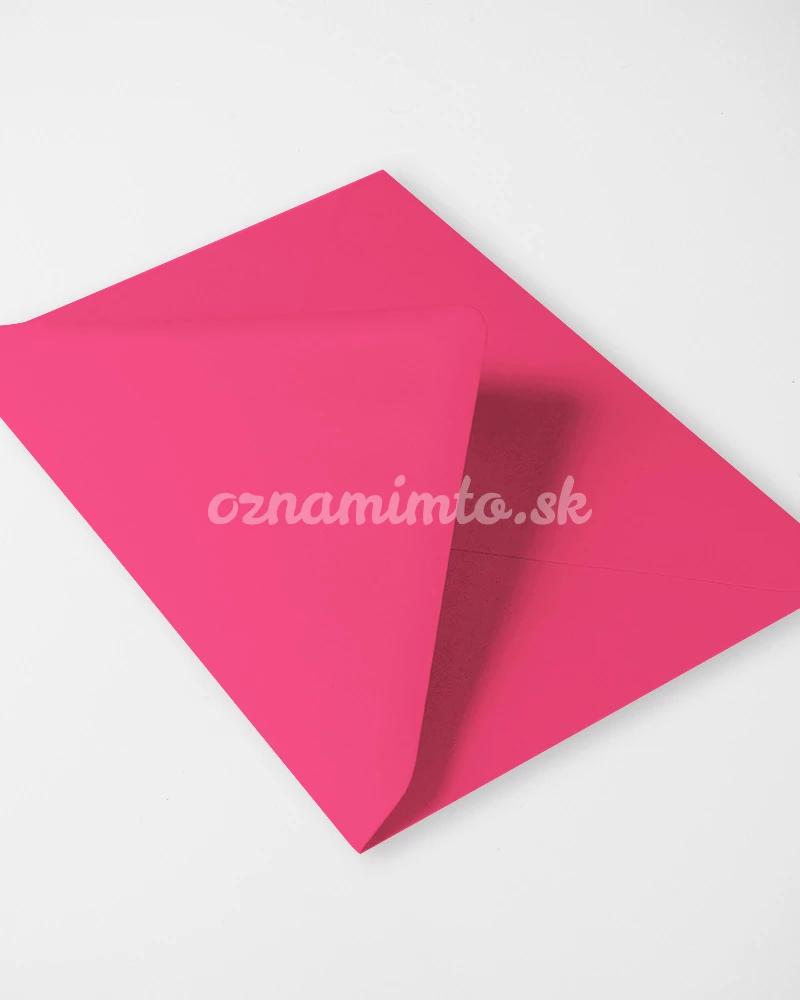 Tmavo ružové (cyklamenové) obálky C6 3/4
