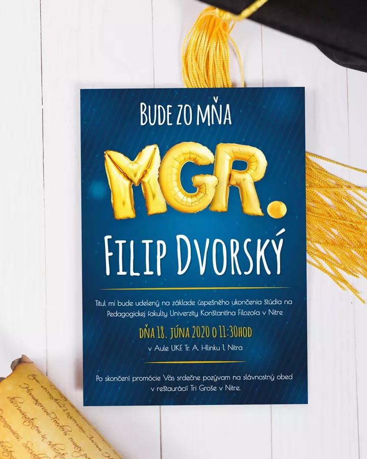 Moderné pozvánky na promócie 2/4