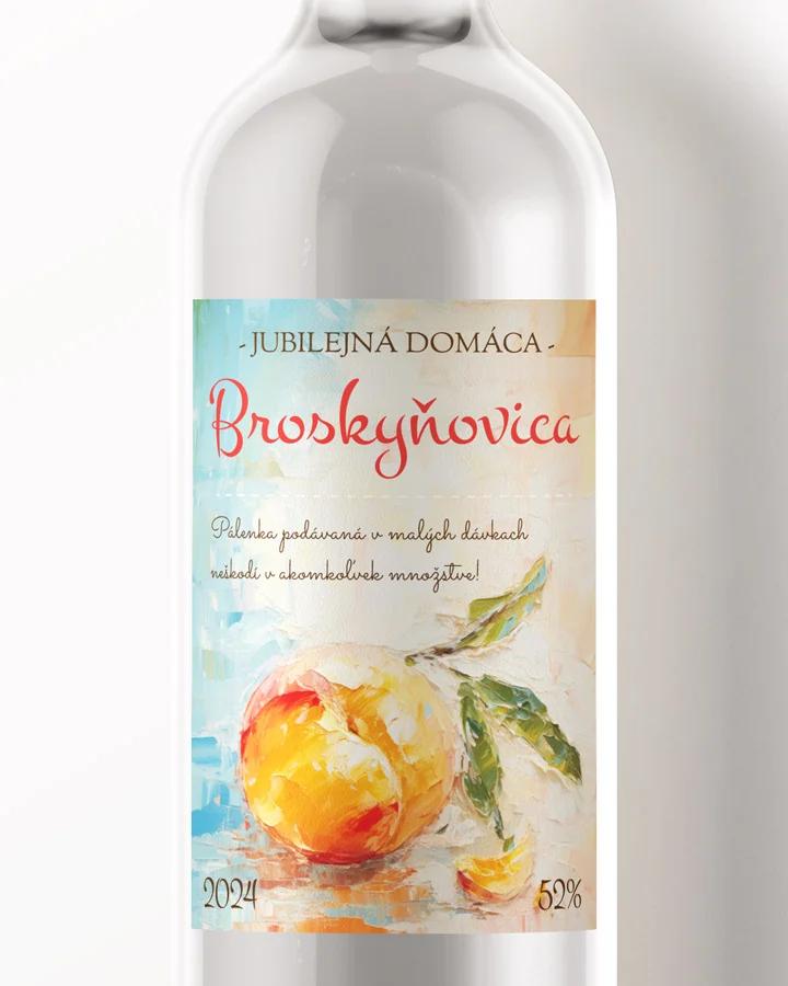 Etikety na pálenku Broskyňovica 03