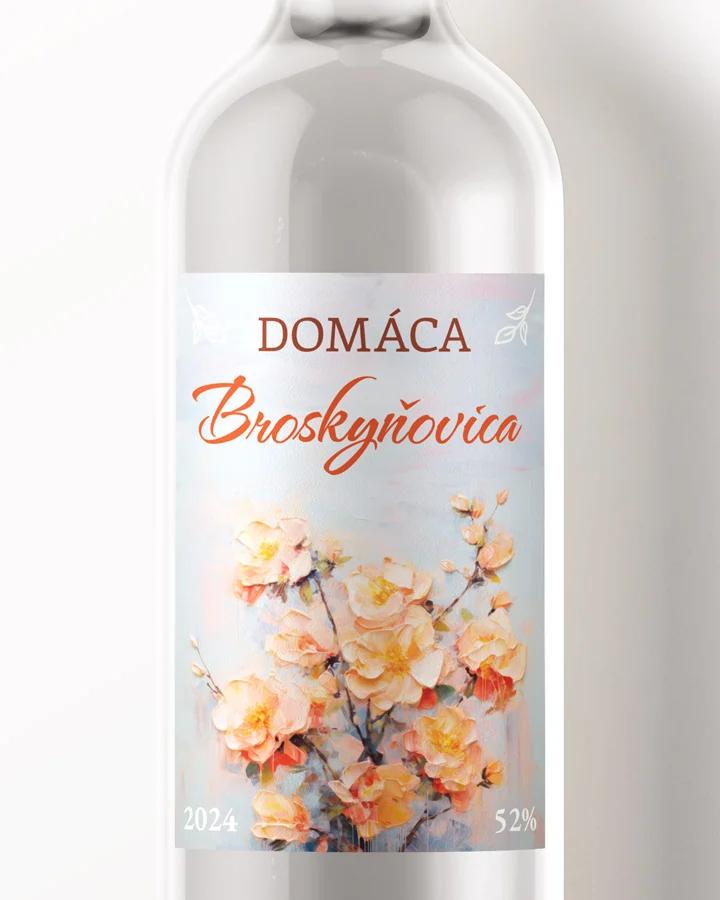 Etikety na pálenku Broskyňovica 04