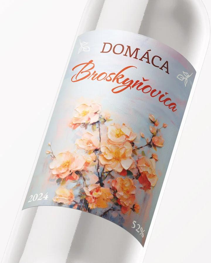Etikety na pálenku Broskyňovica 04 2/3