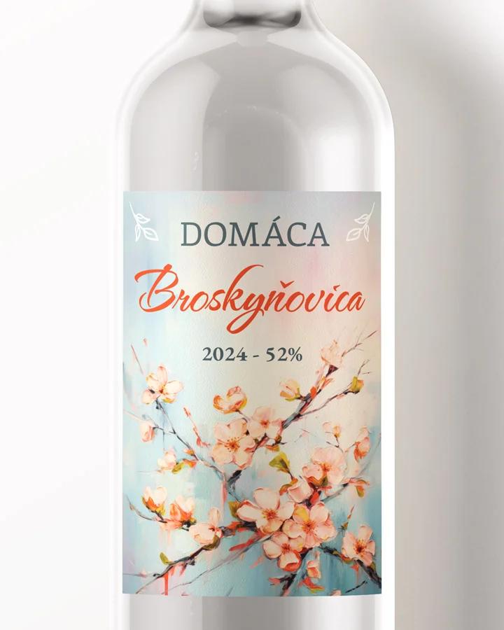 Etikety na pálenku Broskyňovica 07
