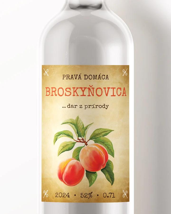 Etikety na pálenku Broskyňovica 10