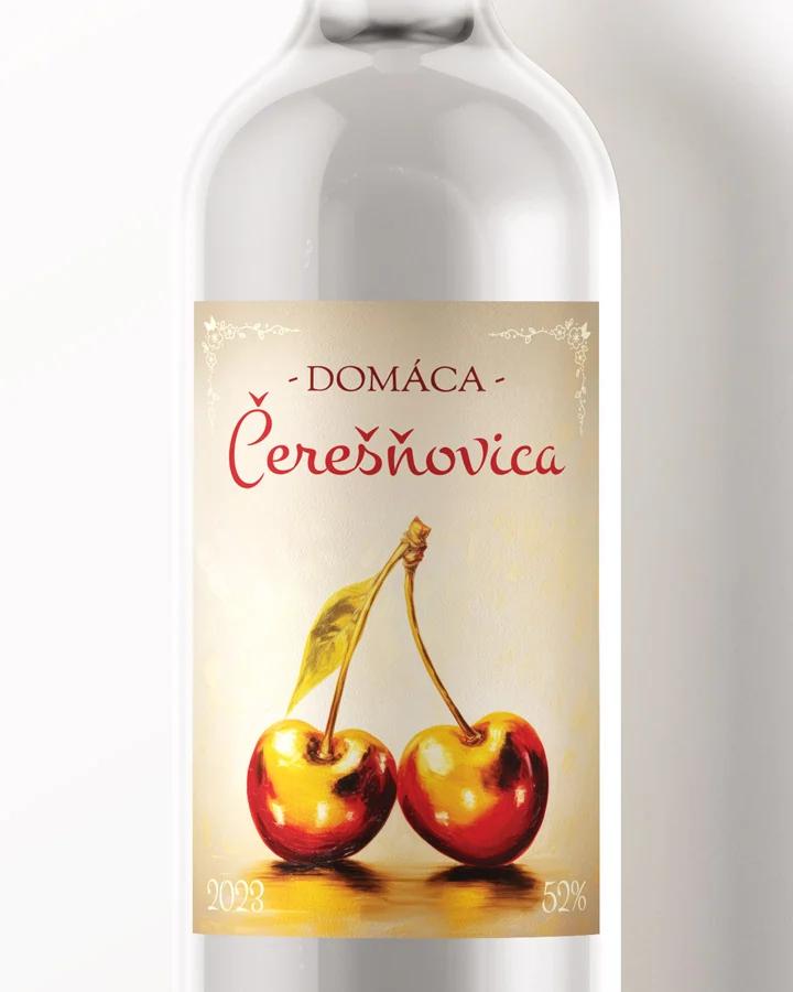 Etikety na pálenku Čerešňovicu 01