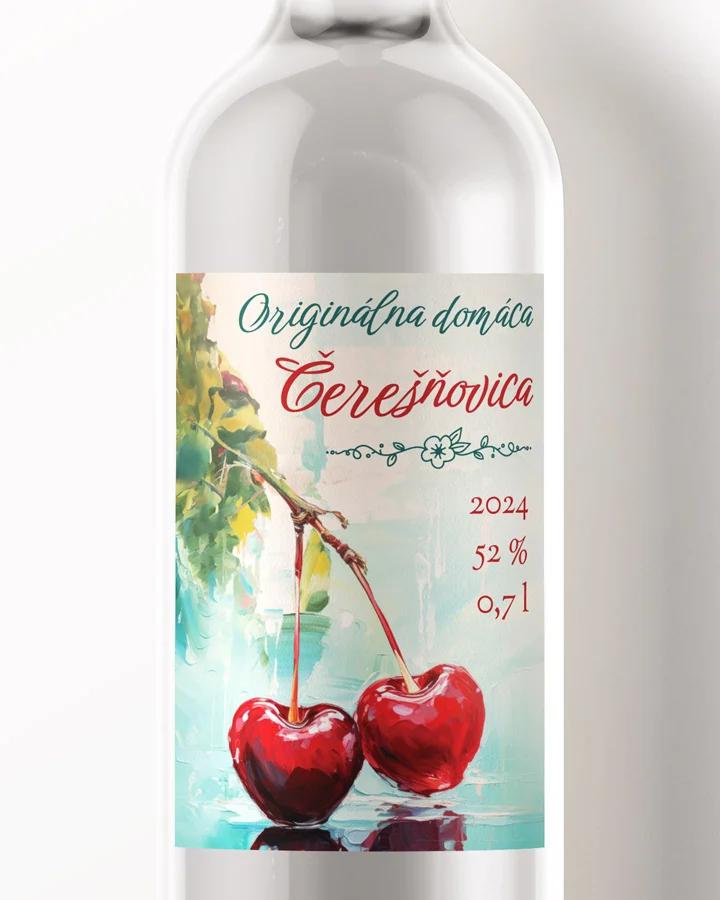 Etikety na pálenku Čerešňovicu 02
