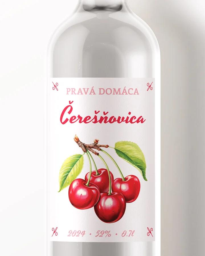Etikety na pálenku Čerešňovicu 07