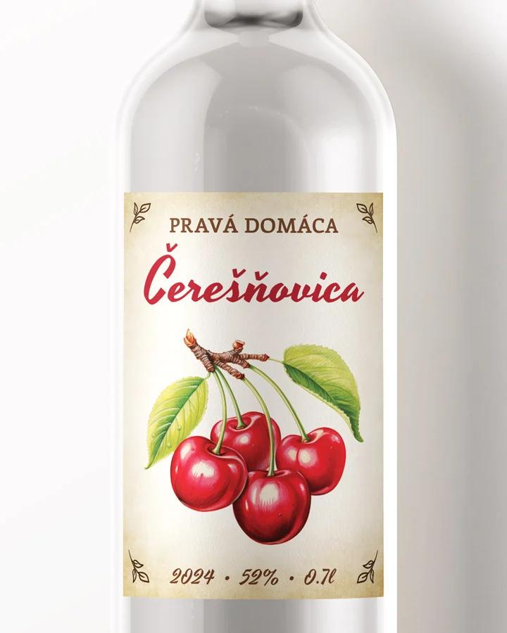 Etikety na pálenku Čerešňovicu 09