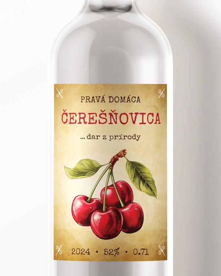 Etikety na pálenku Čerešňovicu 10