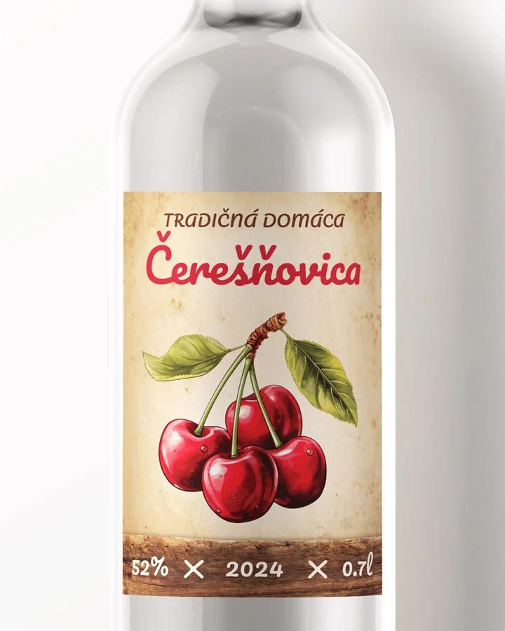 Etikety na pálenku Čerešňovicu 11