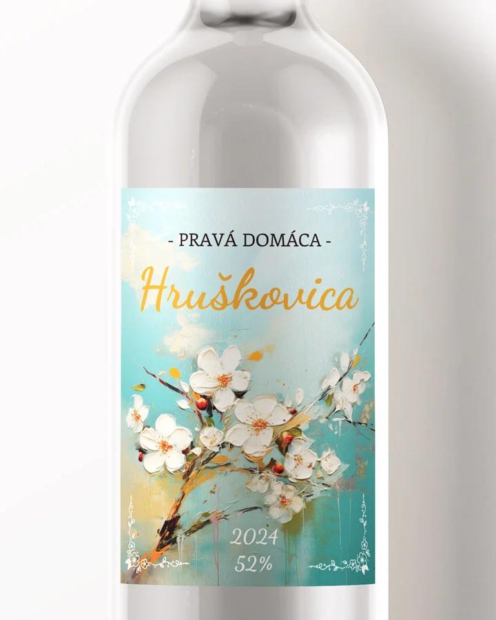 Etikety na pálenku Hruškovica 07