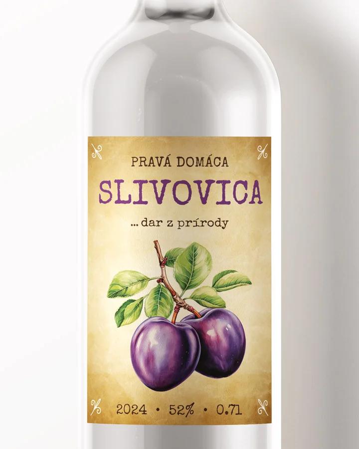 Etikety na pálenku Slivovica 10