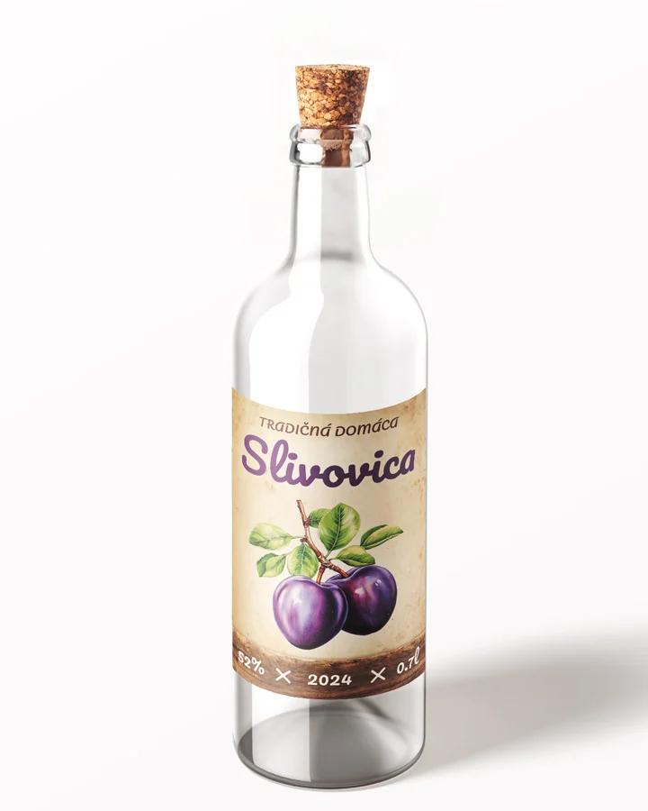 Etikety na pálenku Slivovica 11 1/3