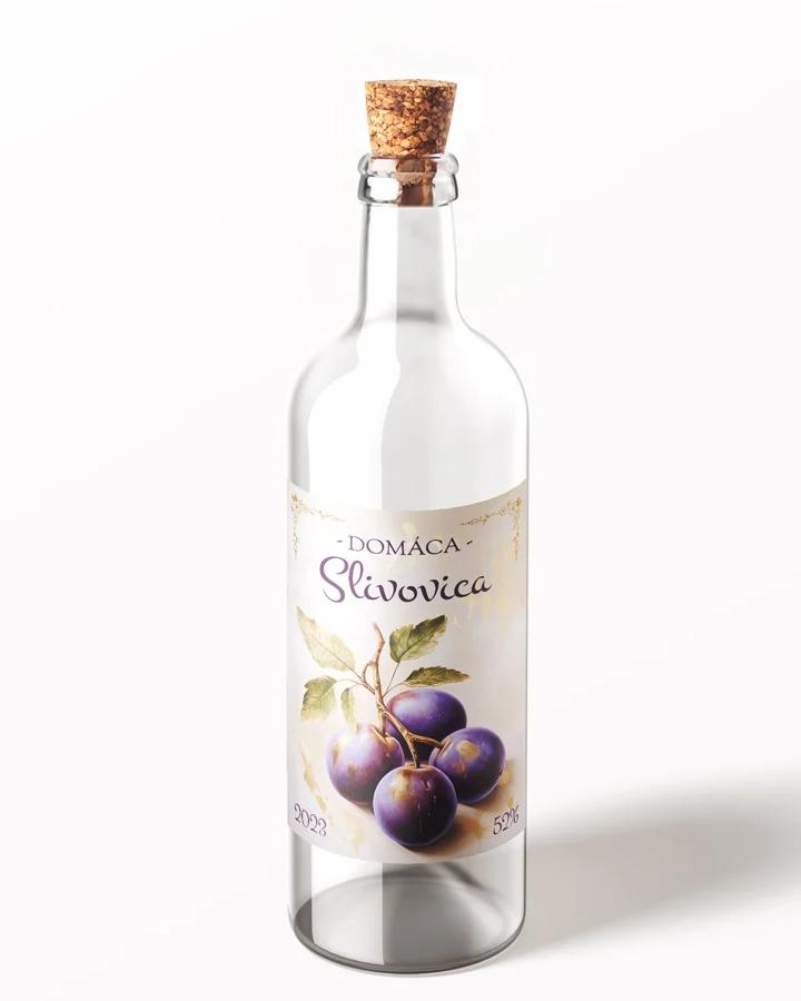 Etikety na pálenku Slivovica 01 1/3