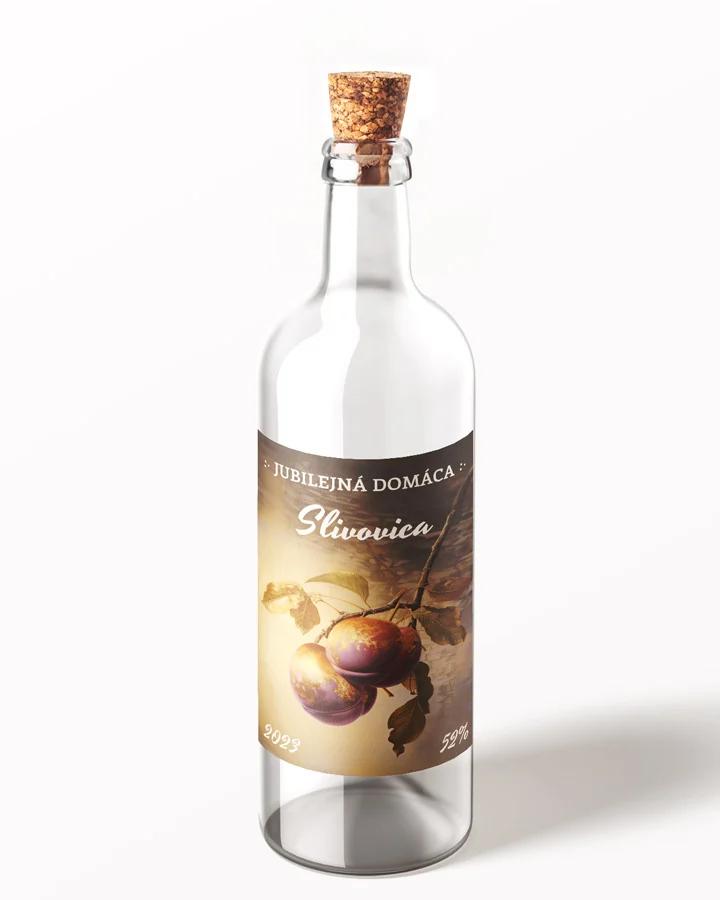 Etikety na pálenku Slivovica 02 1/3